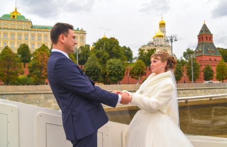 Свадьба на теплоходе в Москве цена